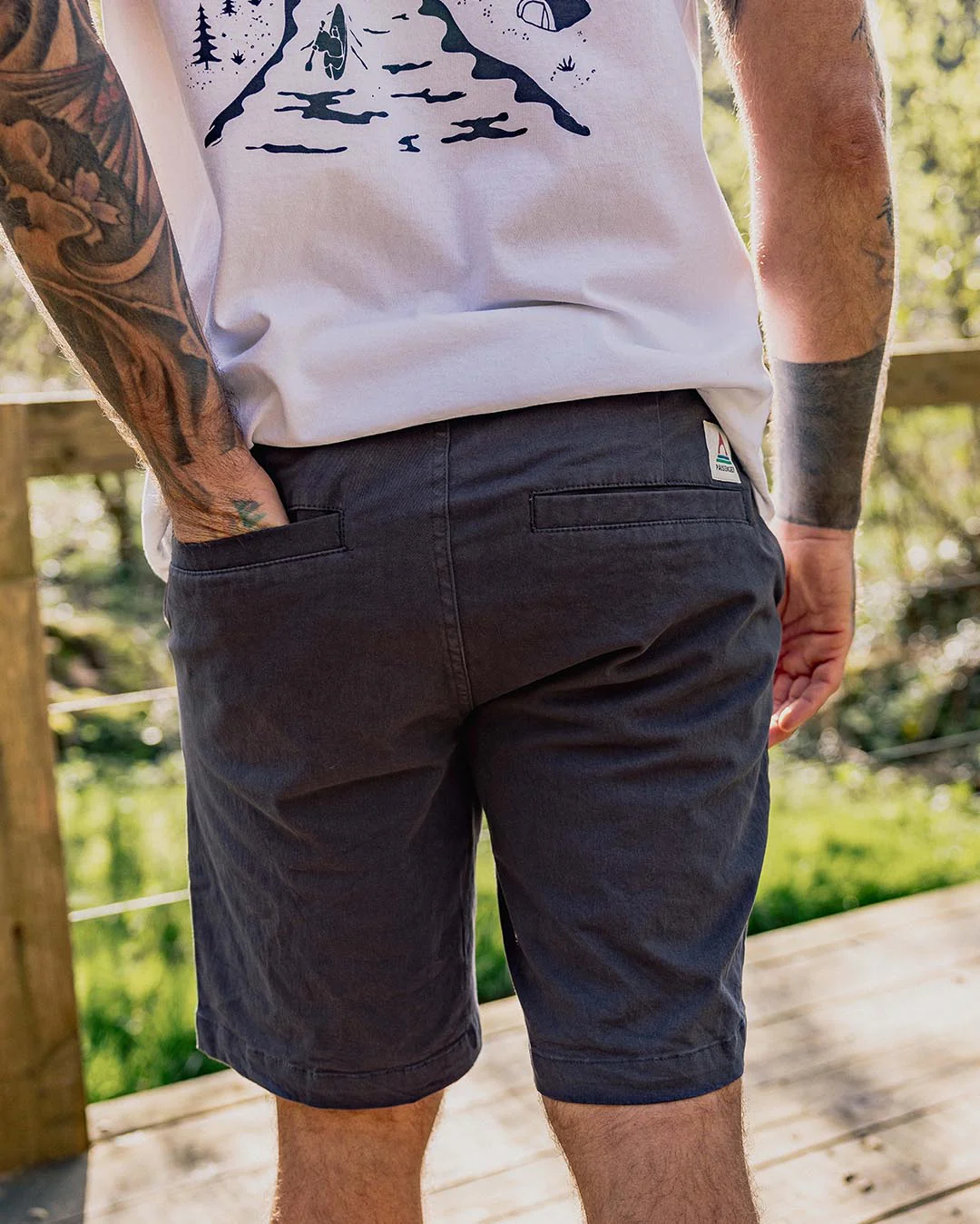 365 Organic Cotton Short - Charcoal - Image 6