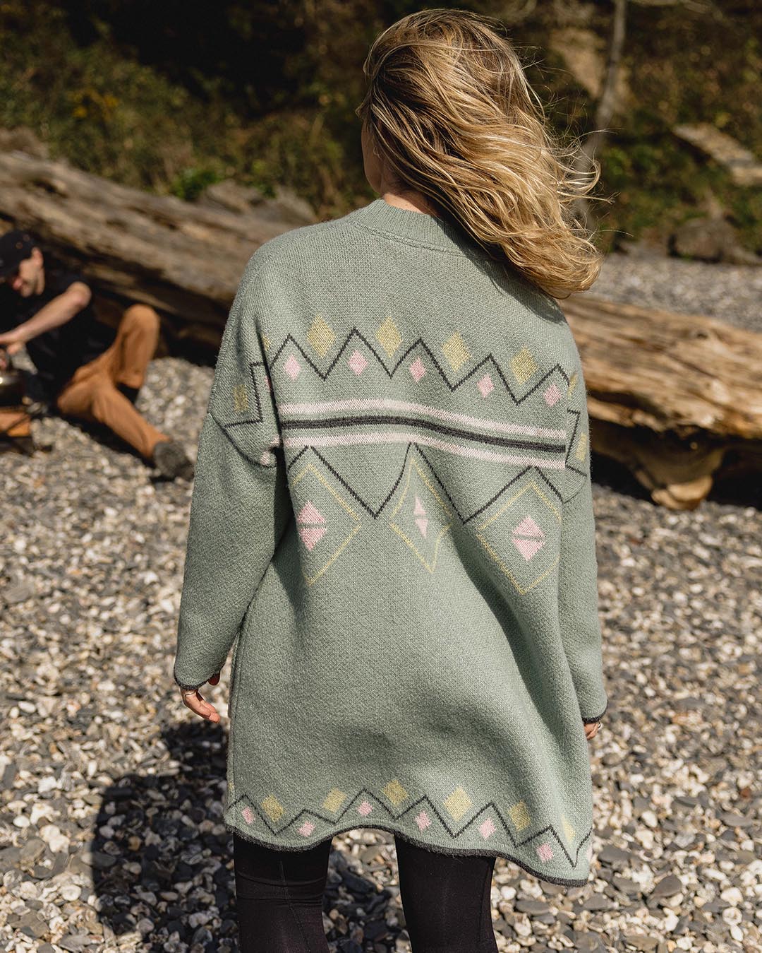 Leif Yarn Cardigan - Pistachio