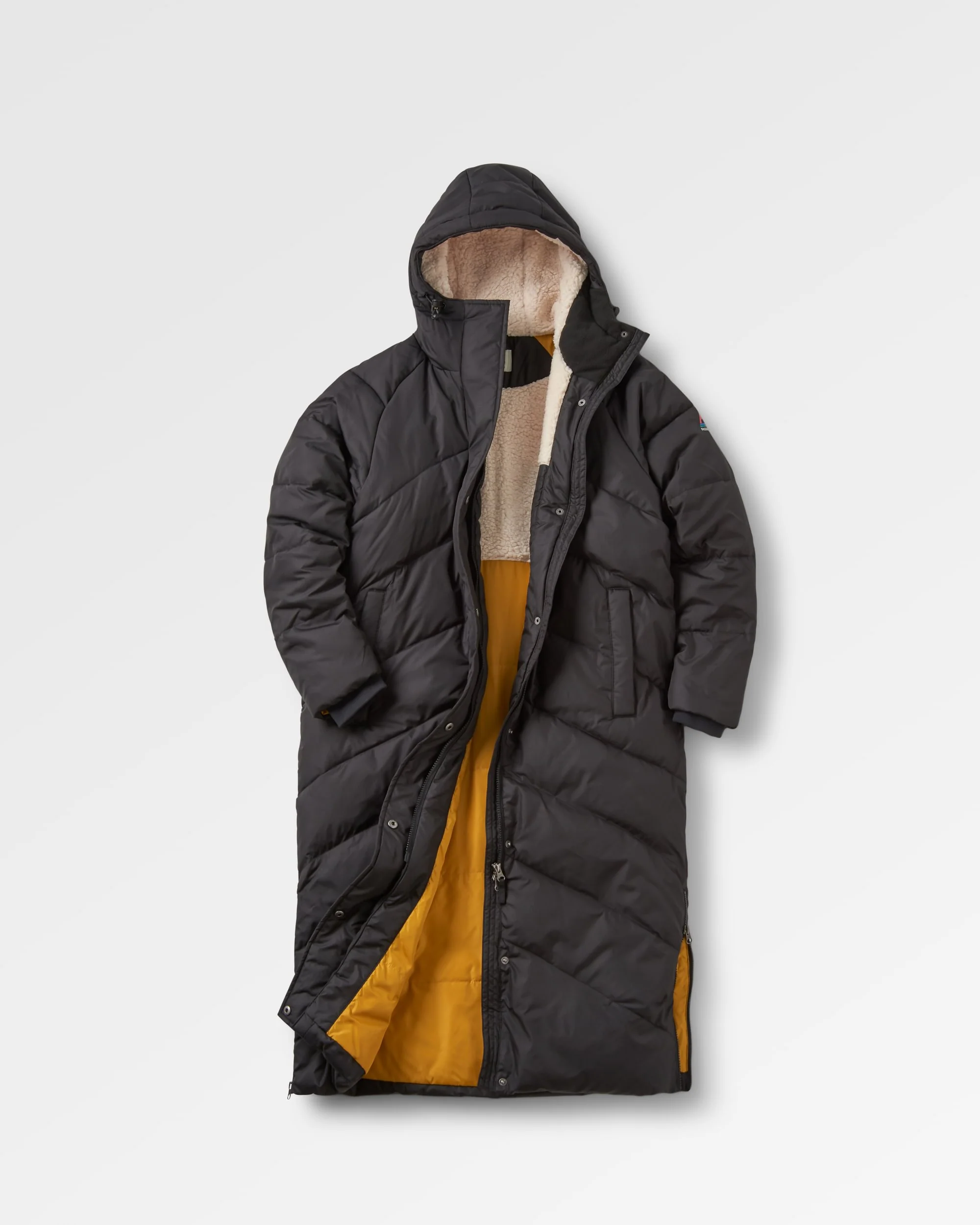 Tasman Long Insulated Jacket - Black - Image 2
